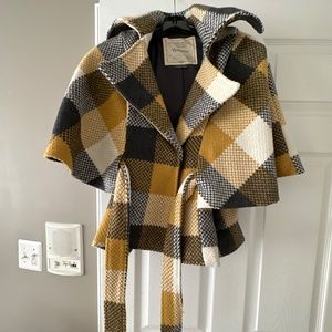 Plaid Cape